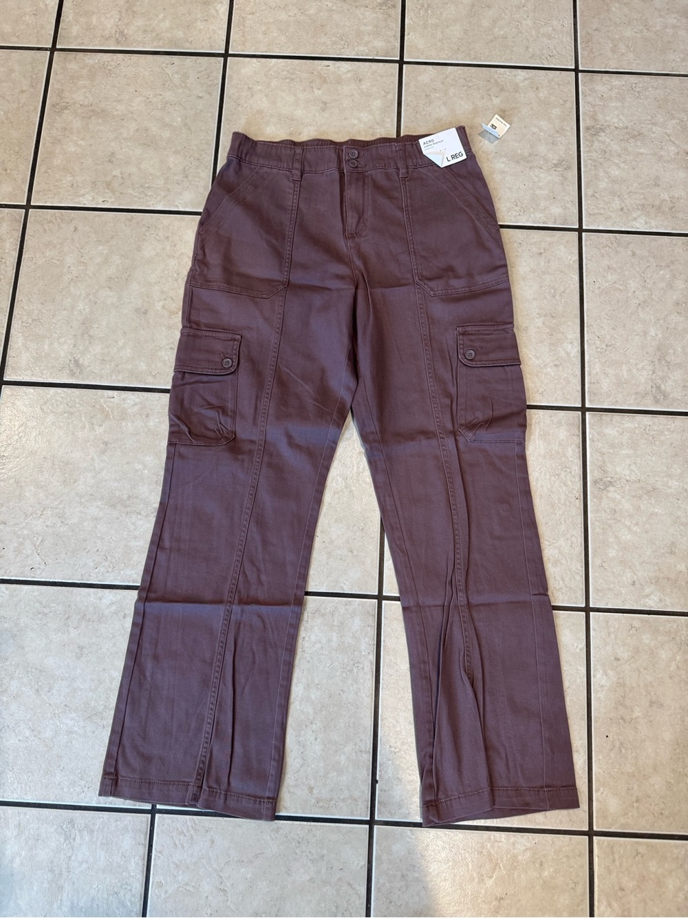 Mauve Cargo Utility Pants